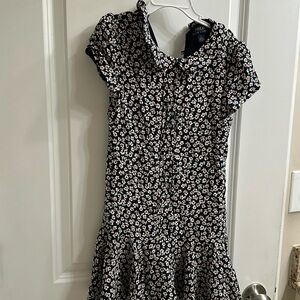 POLO RALPH LAUREN Girl’s Fancy Drop-Waist Dress